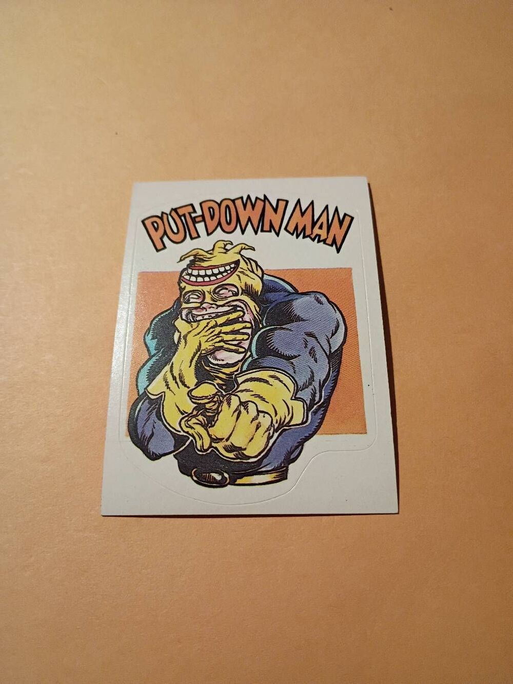 1983 General Mills Zero Heroes Trading Card Sticker Card Vintage #4